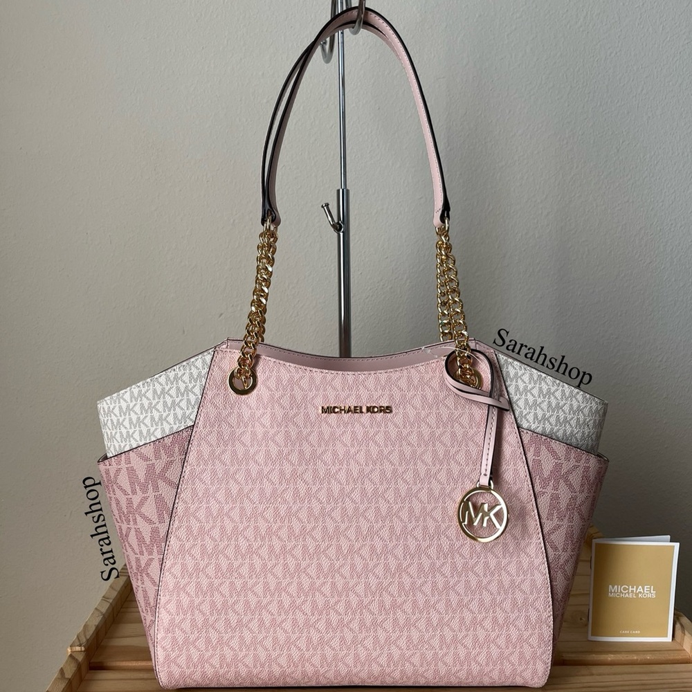 🌼Michael Kors Jet Set Travel Large Chain Shoulder Tote Set - Picture 14 of 16